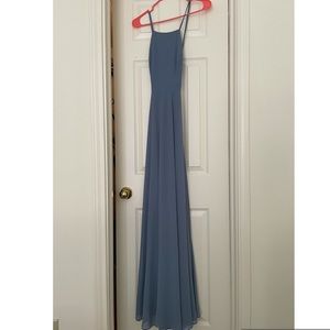 Light blue maxi dress